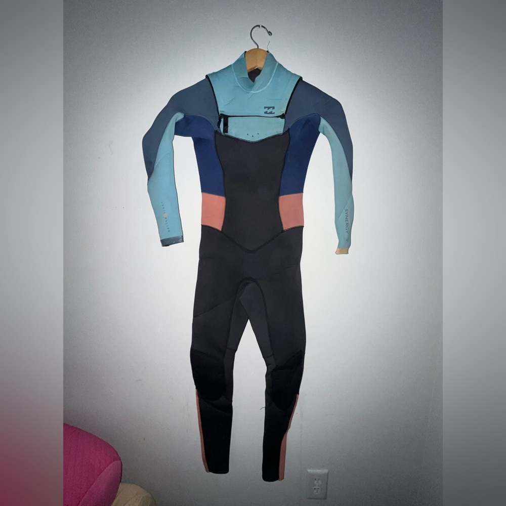 Billabong Size 0 4/3 Synergy Front Zip
